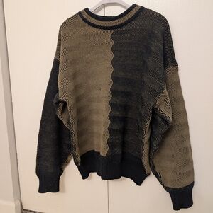 Vintage Men's Colorblock Sweater